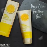 فارم ستاي جل تقشير باليمون 100ملل  |   Farm Stay Real Lemon Deep Clear Peeling Gel 100ml