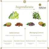 خادي هيربل أملا  وبرينجراج  شامبو لجميع أنواع الشعر | Khadi Natural Amla & Bhringraj Hair cleanser