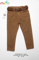 بنطلون اولادي جينز زيتي حزام S1418
