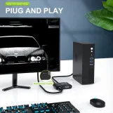 كونفرتة VGA to HDMI + VGA Adapter With Audio