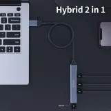 USB-C and USB 3.0 to 7 Ports HUB