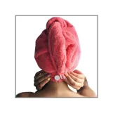 فوطة لف الشعر من المايكروفايبر فائقة النعومة وعالية الجودة | Hair Wrap Towel Microfiber Drying Headwear Quick Drying