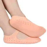 شراب سيليكون الأصلي طبي للقدمين| Silicone Gel Moisturizing Socks