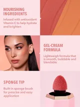 شيجلام بلاشر سائل وملون البشرة- لوف كيك | SHEGLAM love cake - Color Blossom Liquid Blush