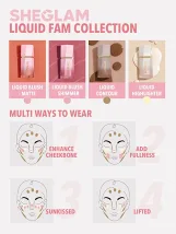شيجلام بلاشر سائل وملون البشرة- لوف كيك | SHEGLAM love cake - Color Blossom Liquid Blush