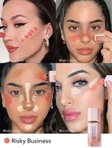 شيجلام بلاشر سائل وملون البشرة- ريسكي بيزنيس  | SHEGLAM Risky Business - Color Blossom Liquid Blush