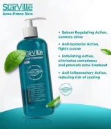 ستارفيل جل منظف للوجه بزيت شجرة الشاي المضاد للبكتيريا - قد تختلف العبوة |starville facial cleanser gel 400m