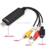 Easy Cap USB 2.0 To 3 RCA Audio Converter Pc Cable Adapter