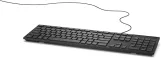 لوحة مفاتيح USB بسلك من dell + hp  - KB216-BK-UK، أسود+معرب ليزر