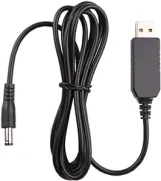 كابل طاقة موجه بمنفذ USB بتيار مستمر 5 فولت إلى 12 فولت