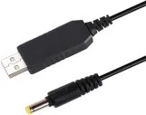 كابل طاقة موجه بمنفذ USB بتيار مستمر 5 فولت إلى 12 فولت