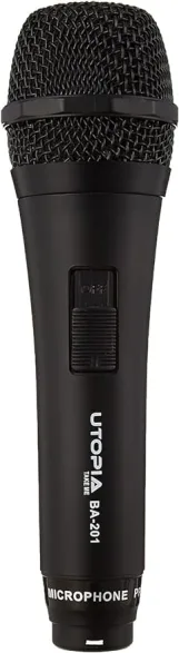 مايك صب من يوتوبيا U-Topia BA-201 Wired Dynamic Microphone - Black