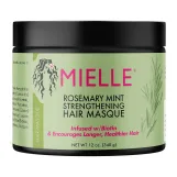 قناع تقوية الشعر بإكليل الجبل والنعناع من ميلي اورجانيكس - 340 جم | Mielle Organics Rosemary Mint Strengthening Hair Masque - 340 g