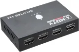 4 Port 1x4 HDMI Splitter Converter Support 3D
