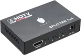 4 Port 1x4 HDMI Splitter Converter Support 3D