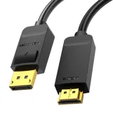 4K DisplayPort to HDMI Cable Black