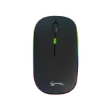 Wireless Mouse Gigamax 2.4GHz, RGB Lights, Black, GM-10