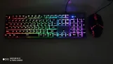 Gaming Keyboard and Colorful Backlit Combo Gaming Mouse - T200