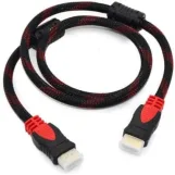 Hdmi cable 5 meter - red and black,