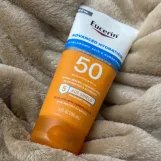 يوسيرين لوشن واقى من الشمس بعامل حماية 50+ خالى من العطور 150 مل | Eucerin advanced hydration spf 50 sunscreen lotion with humectants  150 ml