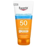 يوسيرين لوشن واقى من الشمس بعامل حماية 50+ خالى من العطور 150 مل | Eucerin advanced hydration spf 50 sunscreen lotion with humectants  150 ml