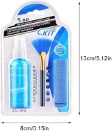 3-in-1 Cleaning Kit for PC, laptops, LCD TV, Monitor,Camera, Smartphone, Lens, Tablet.(100ML