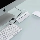 HUB USB 4 PORT المونيوم
