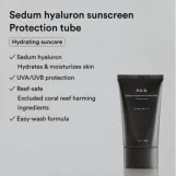 أبيب أنبوب الحماية من الشمس سيدوم هيالورون 50مل | Abib Sedum Hyaluron Sunscreen Protection Tube SPF50+PA++++ 50ml