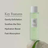 بيوتي اوف جوسون تونر منعش بالاحماض و بخلاصة البرقوق الاخضر - 150 مل  |  BEAUTY OF JOSEON GREEN PLUM REFRESHING TONER AHA + BHA 150ML