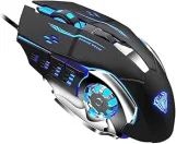 Zero ZR-1900 Wired Gaming Mouse with RGB Lighting Black