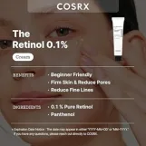 كوزركس كريم ريتينول 0.1 لمكافحة التجاعيد وتجديد البشرة 20 مل | COSRX The Retinol 0.1 Cream 20ml