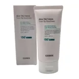 كوزركس واقي شمسي مائي مع لون SPF50 بالألوفيرا لحماية وترطيب البشرة 50 مل | COSRX Aloe 54.2 Aqua Tone-up Sunscreen SPF 50+ PA++++ 50ml