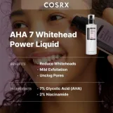 كوزركس تونر مقشر بحمض الألفا هيدروكس AHA 7% لتقشير وتنقية البشرة 100 مل | COSRX AHA 7 Whitehead Power Liquid 100ml