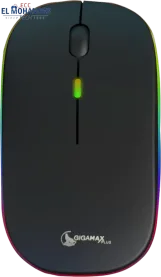 ماوس لاسلكي جيجا ماكس 2.4 جيجاهيرتز، أضواء RGB، أسود، GM-10