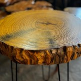 Light Brown Side Table from Berry Wood