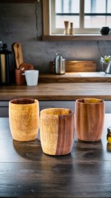 Set of 3 Saur Cups