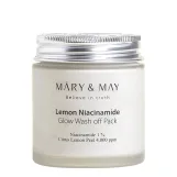 ماري آند ماي ليمون نياسيناميد جلو واش أوف باك 125جرام | Mary & May Lemon Niacinamide Glow Wash Off Pack 125gm