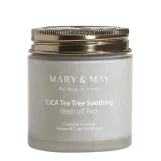 ماري آند ماي سيكا تي تري سوثينغ واش أوف باك 125جرام | Mary & May CICA Teatree Soothing Wash Off Pack 125gm