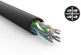 UGREEN Cat 6 U/UTP Lan Flat Cable 3m (Black)