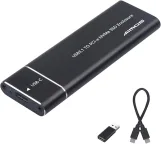 AIMOS M.2 Nvme SSD Enclosure External, Portable External Hard Disk Driver, USB 3.1 Gen 2 Interface with Up to 10 Gbps Data Transfer Speed Fits Only for NVMe