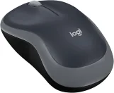 Logitech M185 Wireless Mouse, 2.4GHz with USB Mini Receiver, 12-Month Battery Life, 1000 DPI Optical Tracking, Ambidextrous PC/Mac/Laptop - Swift Gray