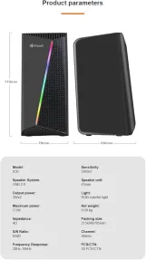 X30 USB RGB Multi-Functional Computer Headset - Premium Sound - Multi Color RGB Lighting - Provides a Distinctive Sound Experience.