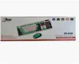 Zero ZR-8406 Wireless Keyboard and Mouse Black