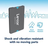Lexar 240GB 2.5" SATA III Internal SSD, Up to 550MB/s Read (LNQ100X240G-RNNNG)