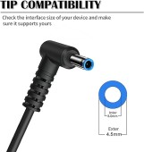 hp Adapter 150W Charger for HP OMEN 15 17, ZBook 15 G3 G4 G5 G6/Studio G3 G4 G5 G6, Pavilion Gaming 15 17 Laptop Power Supply Cord TPN-CA11 TPN-DA03 TPN-DA09