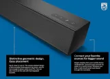 gigamix Philips Audio Audio TAB5105/37 Sound Bar Speaker with HDMI ARC and Bluetooth Streaming