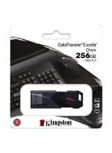 Kingston 256GB Portable USB 3.2 Gen 1 FlashDrive DataTraveler Exodia Onyx 256 GB