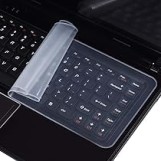 AE LTD Laptop Keyboard Cover, Clear Silicone Skin Protector, Fingerprint & Dust Resistant