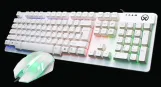 Suspension Backlight Mechanical Feel Computer Wired Light Gaming Mouse and Keyboard Set