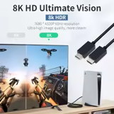 كابل متوافق مع HDMI ، يدعم الفيديو ثلاثي الأبعاد لـ PS5 ، أصلي ، مليون ، عالي الدقة ، 8K ، 60Hz